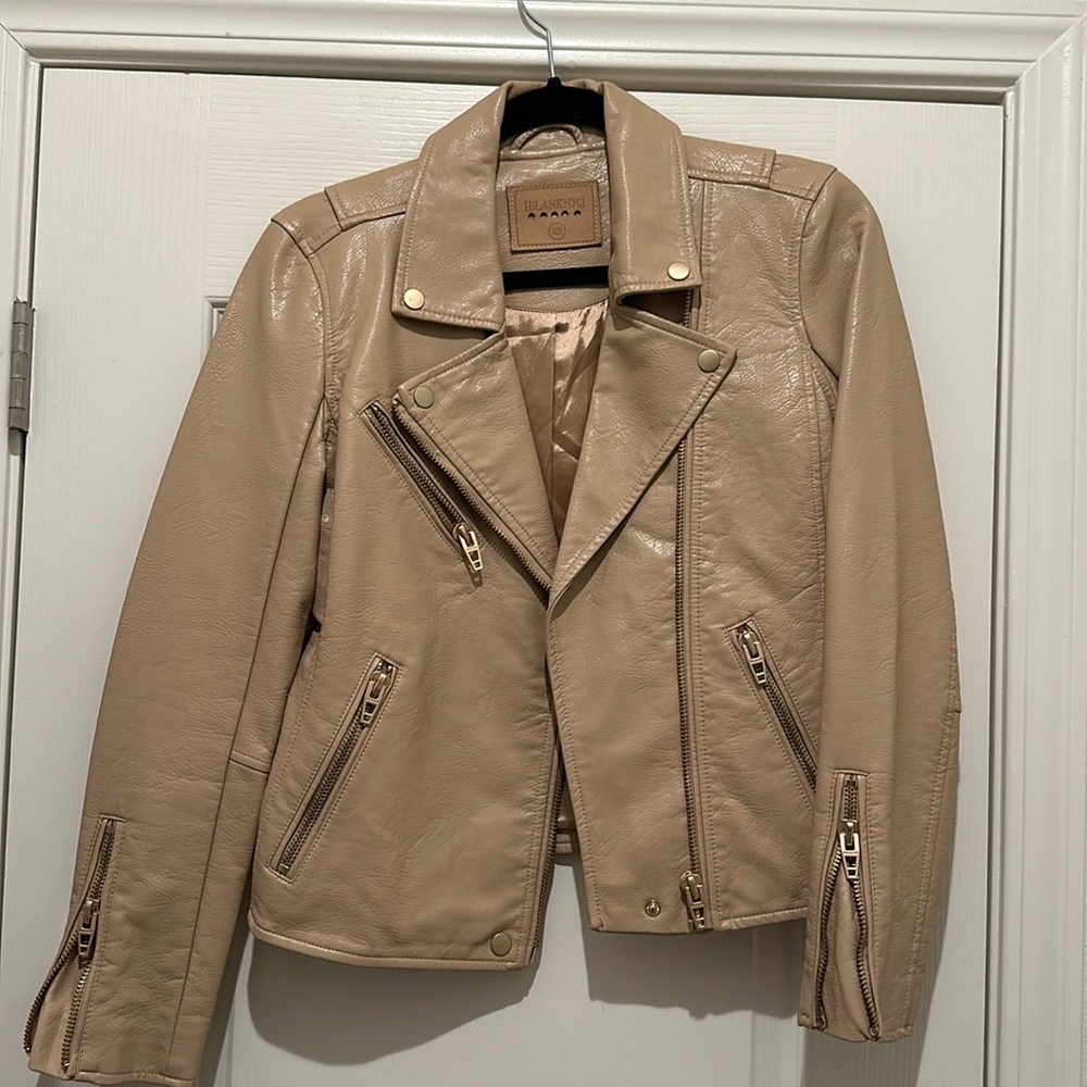 Tan Moto Jacket